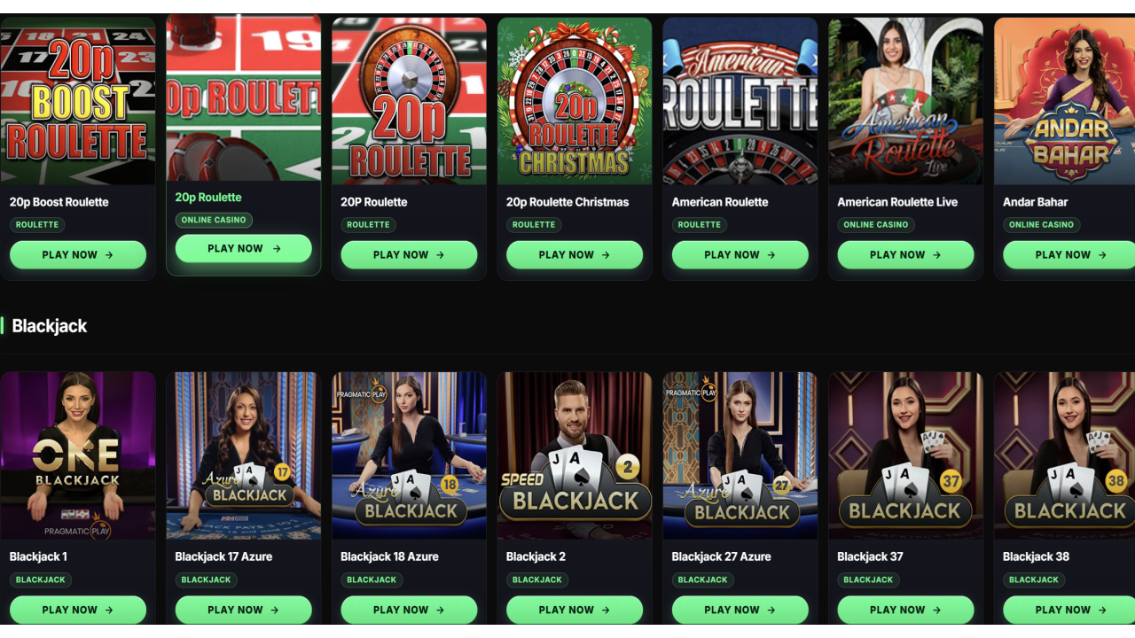 Alfobet Casino games